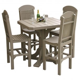 0001763 luxcraft poly square table set