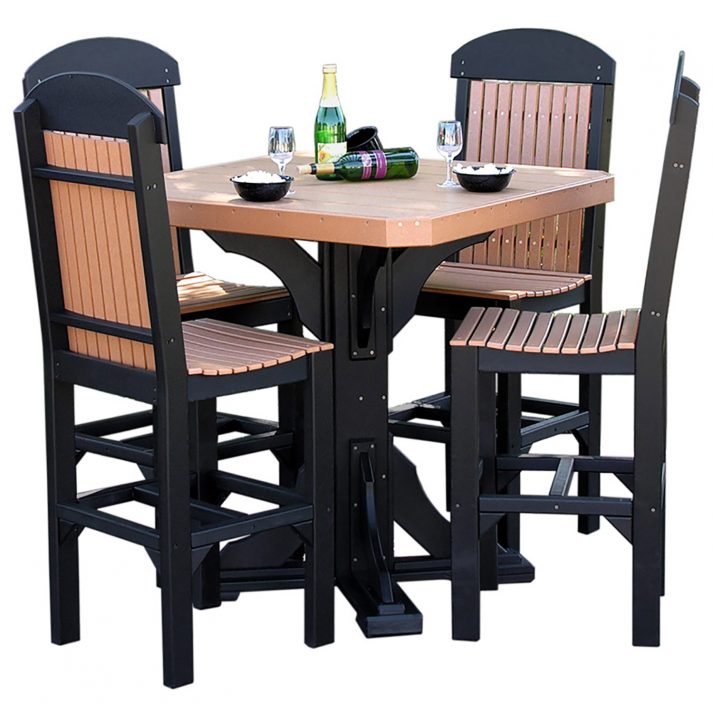 0001765 luxcraft poly square table set