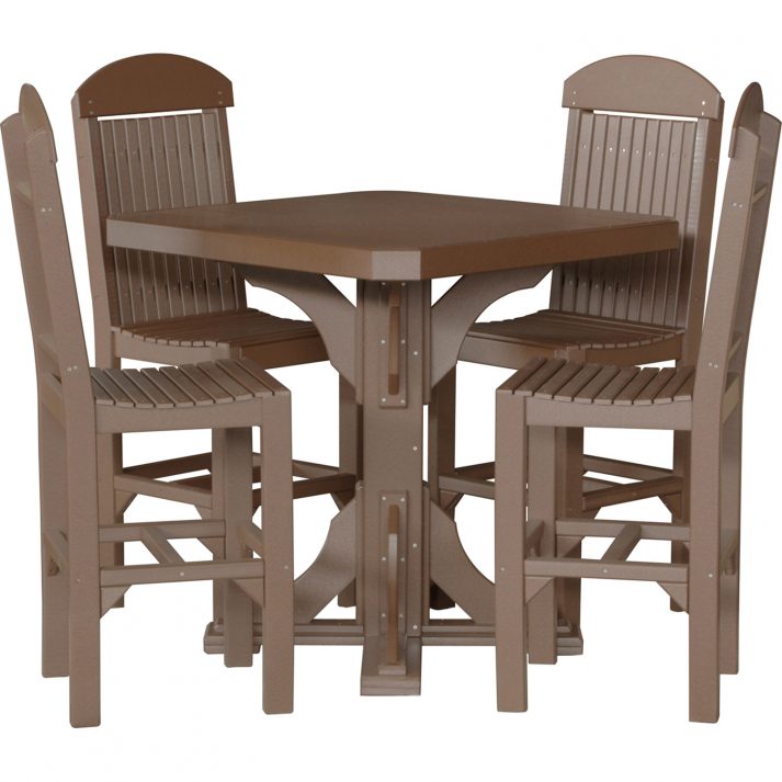 0006098 luxcraft poly square table set