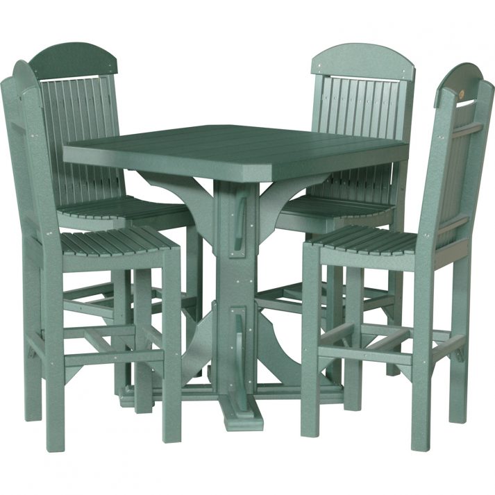 0006099 luxcraft poly square table set