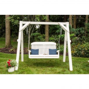 4ft Classic Poly Swing White 3