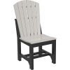 ASCDDGB Adirondack Side Chair Dining Height Dove Gray Black