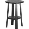 PDET28BK Poly Deluxe End Table 28in Black