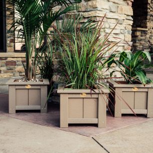 Flower Planters & Trash Cans
