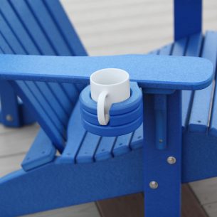 Poly Stationary Cup Holder Blue