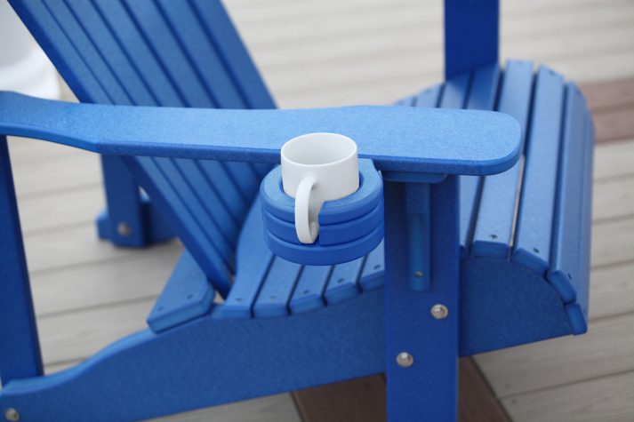 Poly Stationary Cup Holder Blue