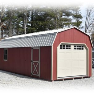 12x28 Barn Style Garage 2